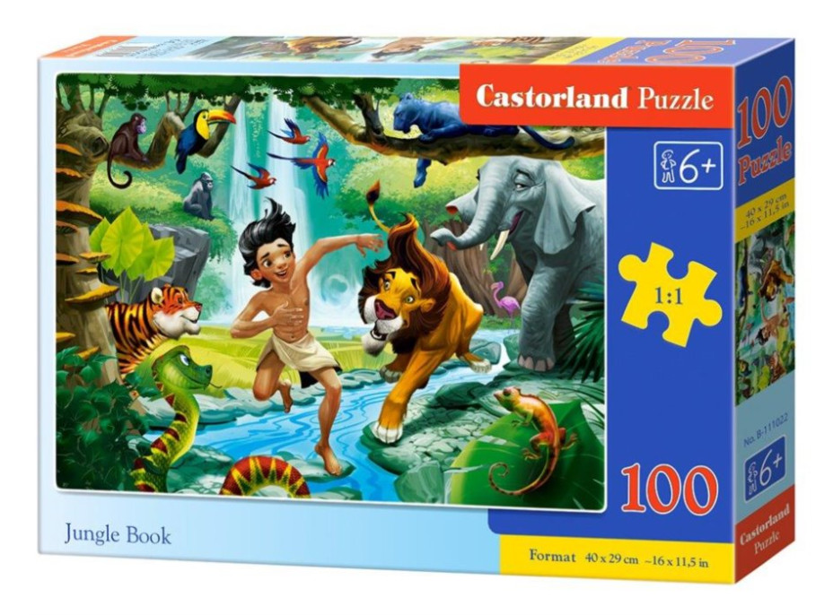 CASTORLAND Puzzle Kniha džunglí 100 dílků