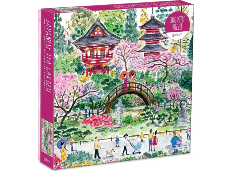 Galison Puzzle Japonská čajová zahrada 300 dílků