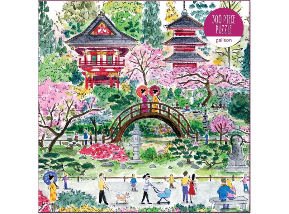 Galison Puzzle Japonská čajová zahrada 300 dílků