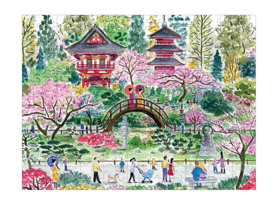 Galison Puzzle Japonská čajová zahrada 300 dílků