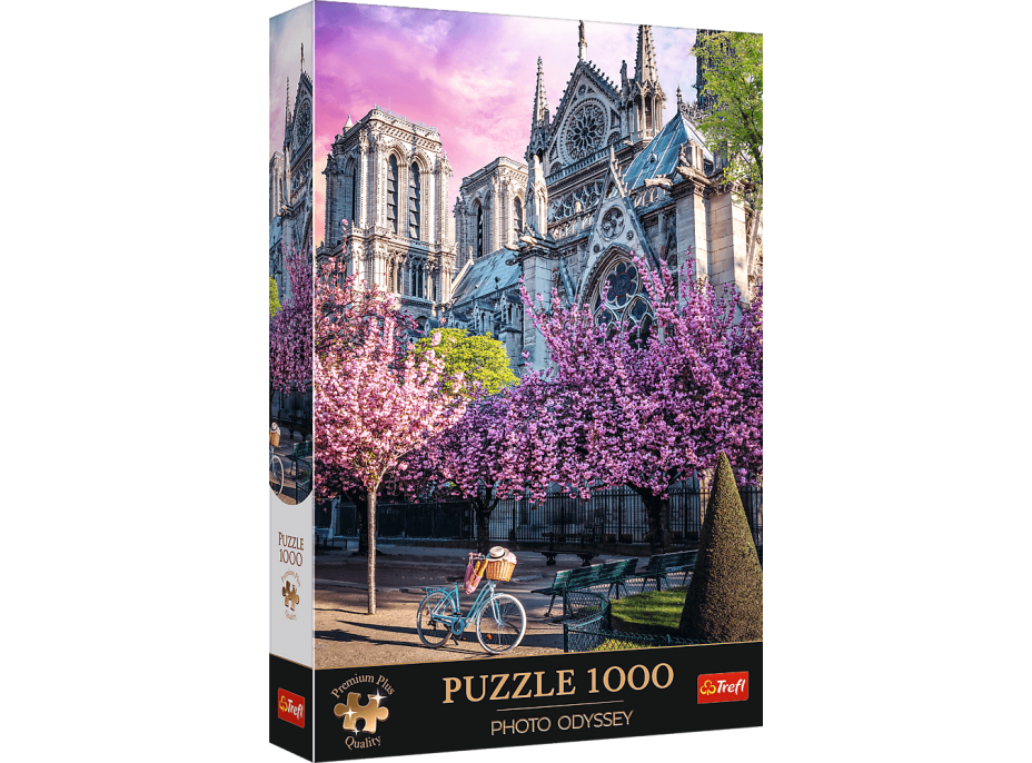 TREFL Puzzle Premium Plus Photo Odyssey: Katedrála Notre-Dame v Paříži 1000 dílků