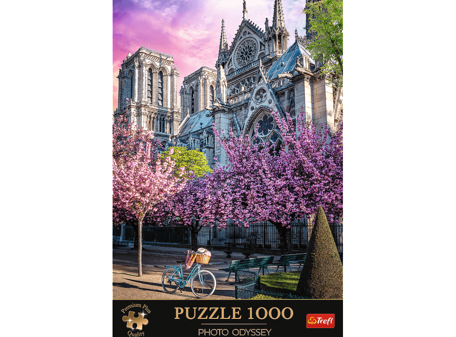 TREFL Puzzle Premium Plus Photo Odyssey: Katedrála Notre-Dame v Paříži 1000 dílků