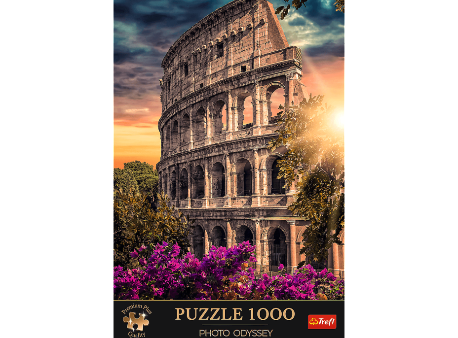 TREFL Puzzle Premium Plus Photo Odyssey: Koloseum, Řím, Itálie 1000 dílků