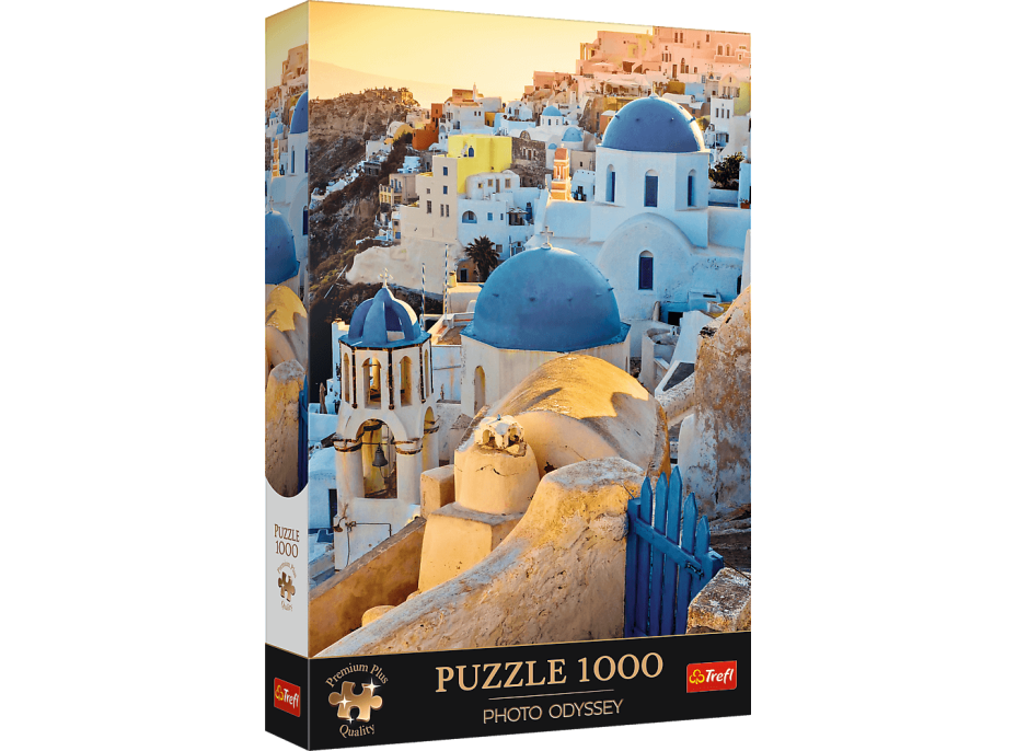 TREFL Puzzle Premium Plus Photo Odyssey: Oia, Santorini 1000 dílků