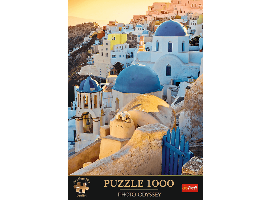 TREFL Puzzle Premium Plus Photo Odyssey: Oia, Santorini 1000 dílků