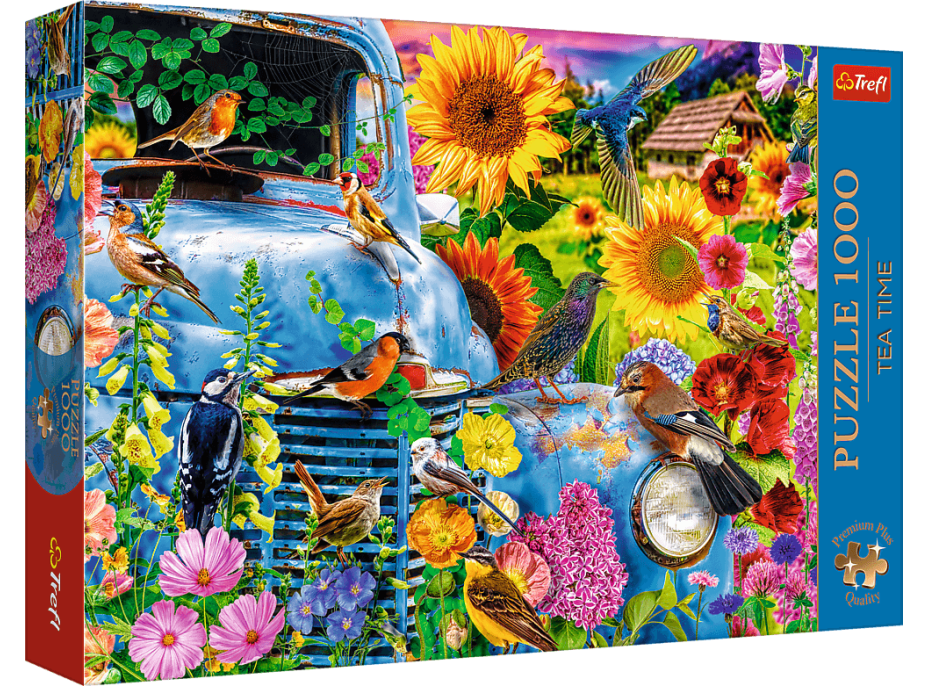 TREFL Puzzle Premium Plus Tea Time: Zpěvní ptáci 1000 dílků