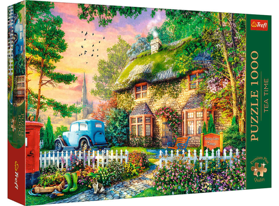 TREFL Puzzle Premium Plus Tea Time: Stoney Lane Cottage 1000 dílků