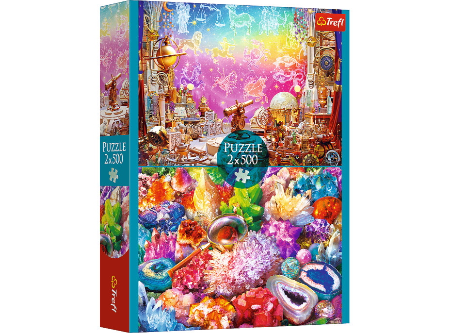 TREFL Puzzle Vesmír a krystaly 2x500 dílků