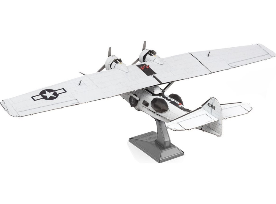 METAL EARTH 3D puzzle Letájící člun Consolidated PBY Catalina