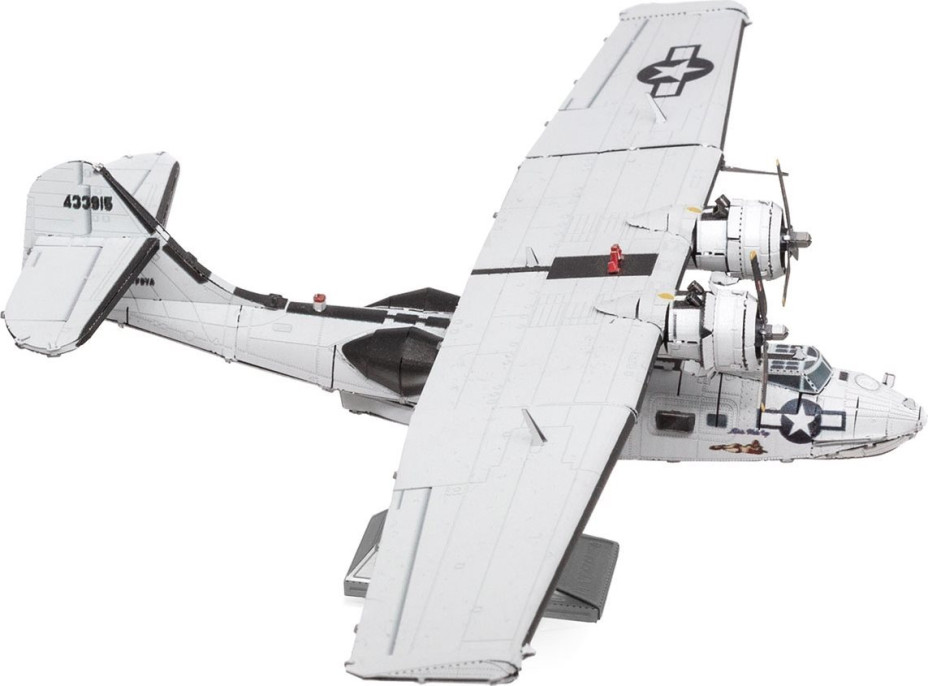 METAL EARTH 3D puzzle Letájící člun Consolidated PBY Catalina