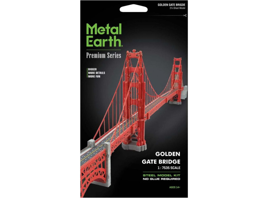 METAL EARTH 3D puzzle Premium Series: Most Golden Gate