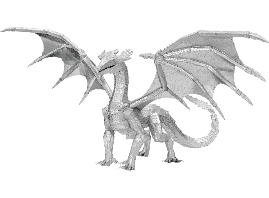 METAL EARTH 3D puzzle Premium Series: Ocelový drak