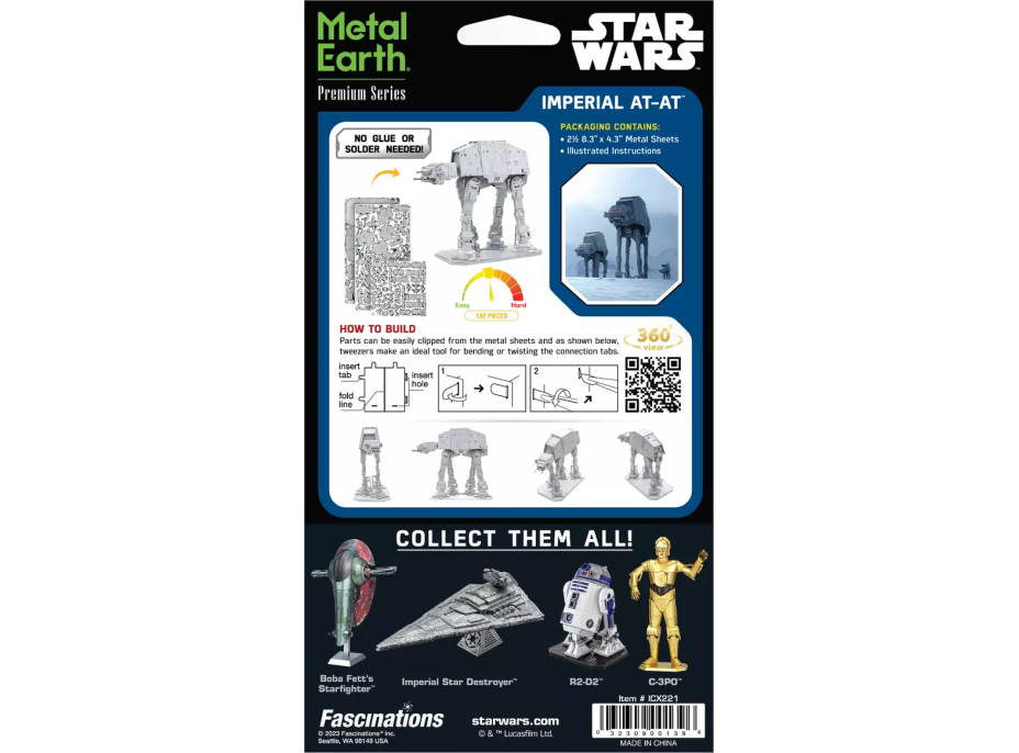 METAL EARTH 3D puzzle Premium Series: Star Wars Imperial AT-AT