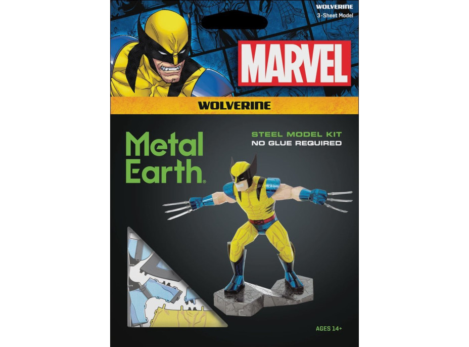 METAL EARTH 3D puzzle Wolverine