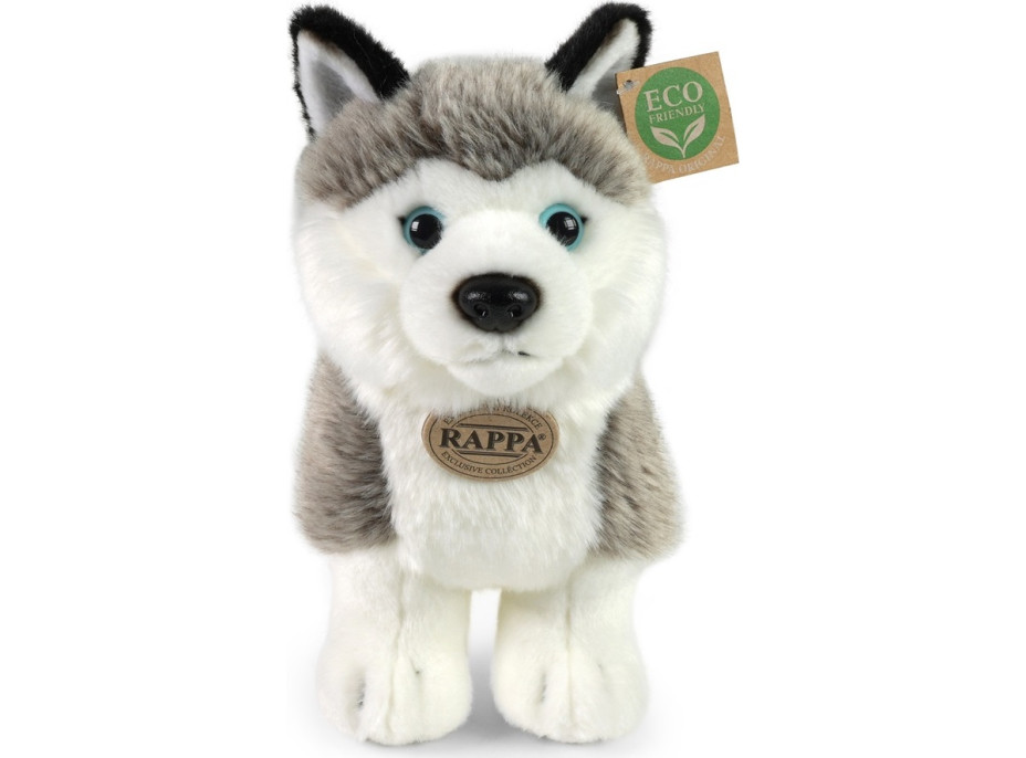 Rappa Plyšový pes husky stojící 23 cm ECO-FRIENDLY