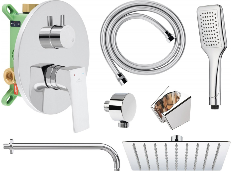Podomítkový sprchový set MODENA-2F - chrom