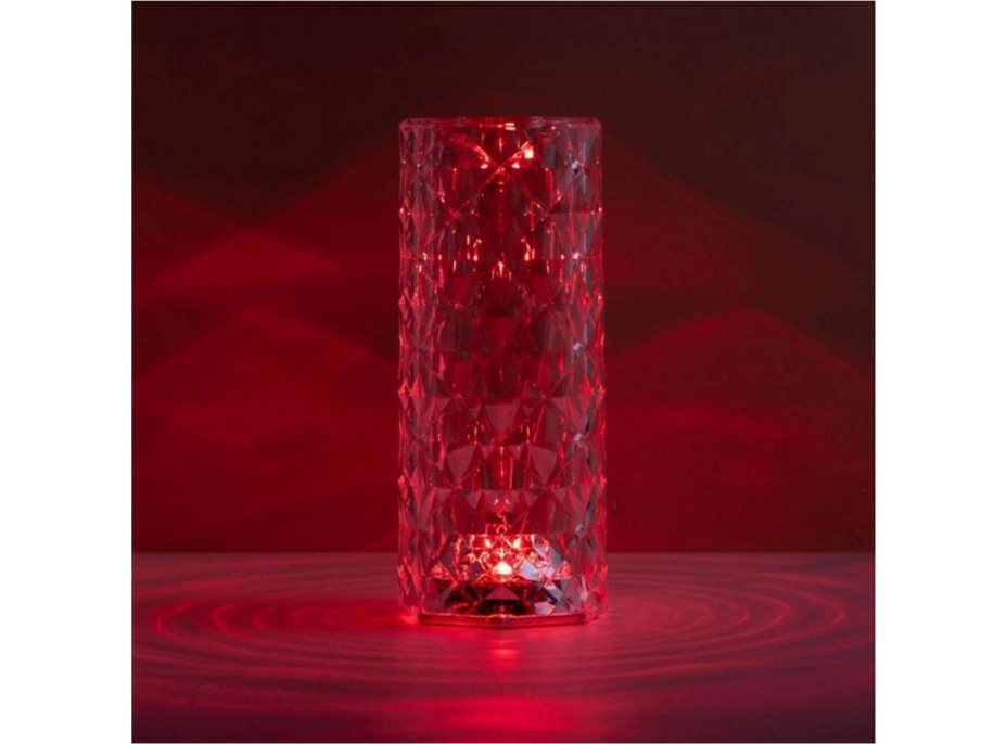 Dekorační LED osvětlení ROSE DIAMOND - 21 cm - multikolor