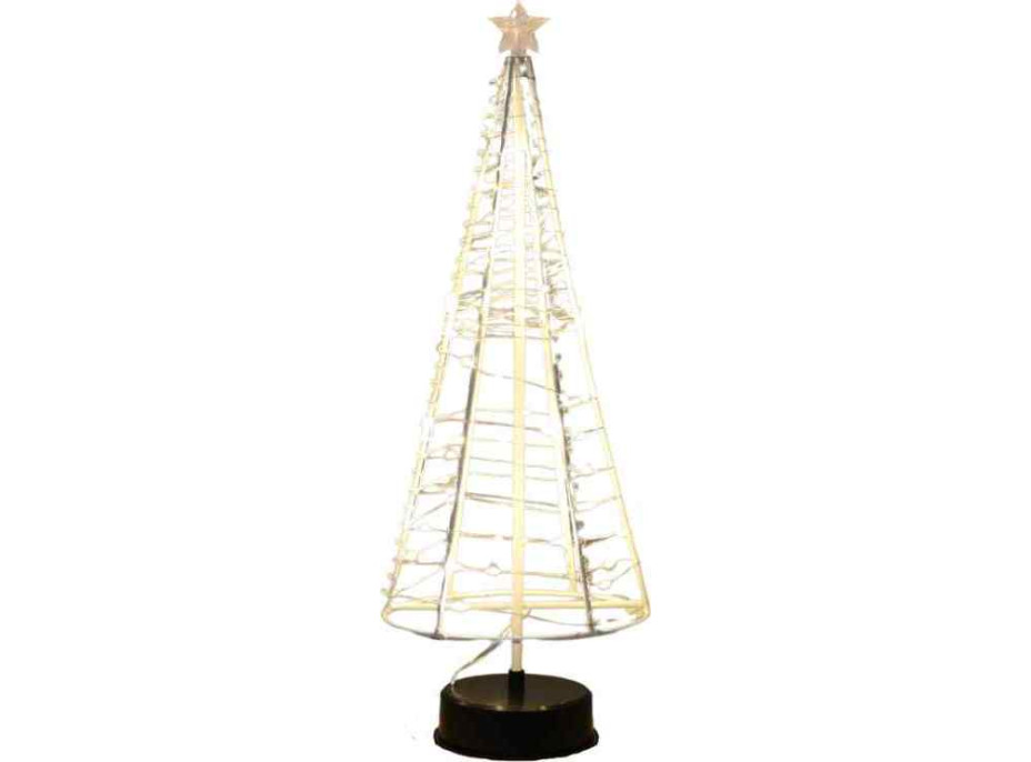 Dekorační LED stromeček MERRY - 33,5 cm - teplá bílá