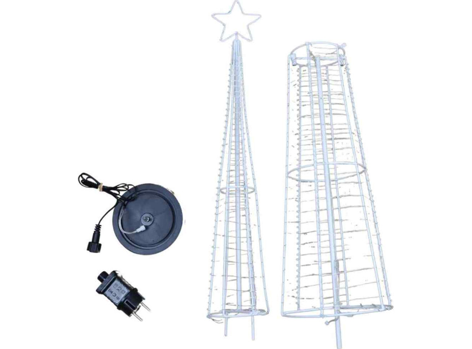 Dekorační LED stromeček MERRY - 100 cm - teplá bílá