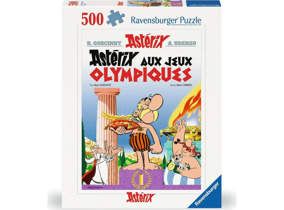 RAVENSBURGER Puzzle Asterix na Olympijských hrách 500 dílků