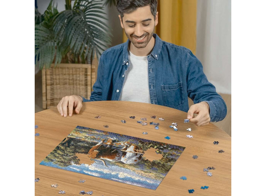 RAVENSBURGER Puzzle Dobytek na louce 500 dílků