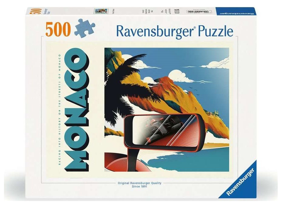 RAVENSBURGER Puzzle Monako 500 dílků