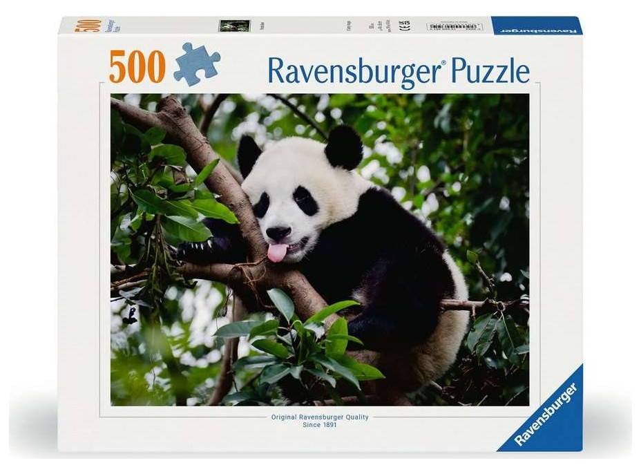 RAVENSBURGER Puzzle Panda 500 dílků