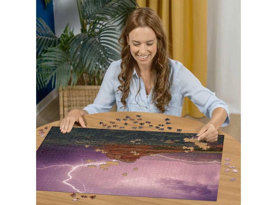 RAVENSBURGER Puzzle Růžová bouřka 500 dílků