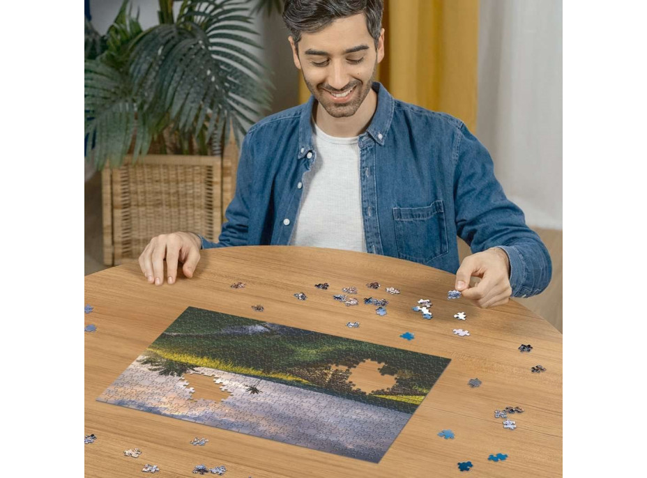 RAVENSBURGER Puzzle Rýžová pole na Bali 500 dílků