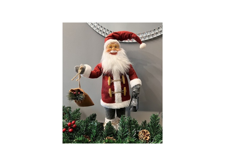 Vánoční dekorační figurka 45 cm - Santa Claus