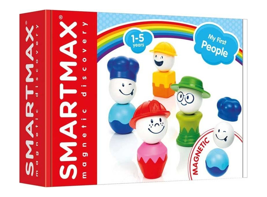 SMARTMAX Magnetická stavebnice Moji první lidé 12 dílků