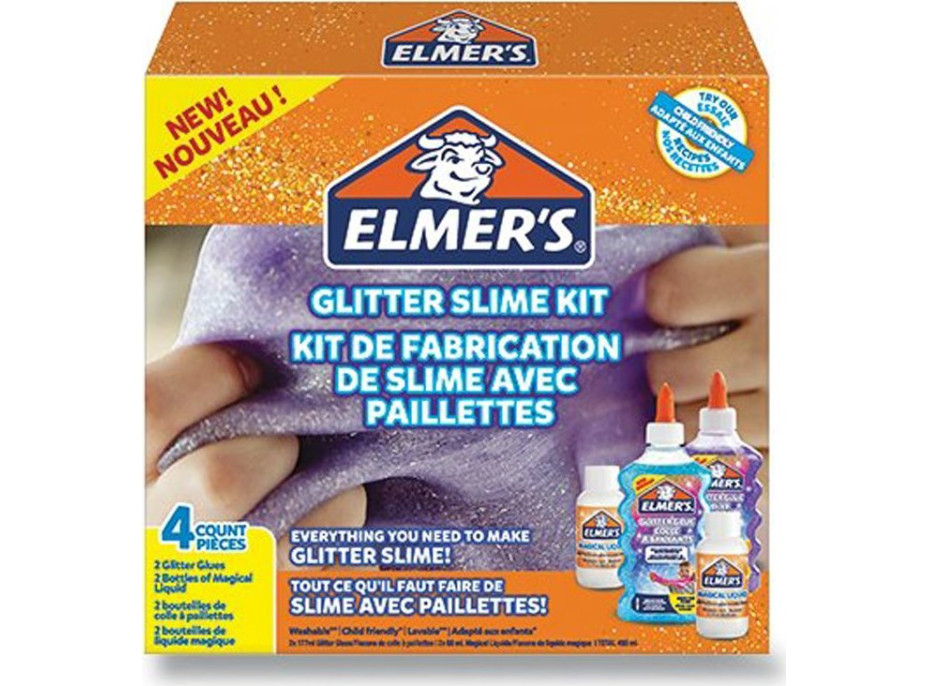 ELMER'S Sada na výrobu Glitter slizu