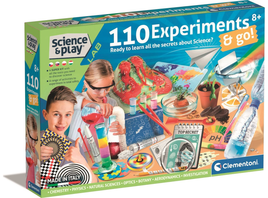 CLEMENTONI Science&Play Laboratoř: 110 vědeckých experimentů