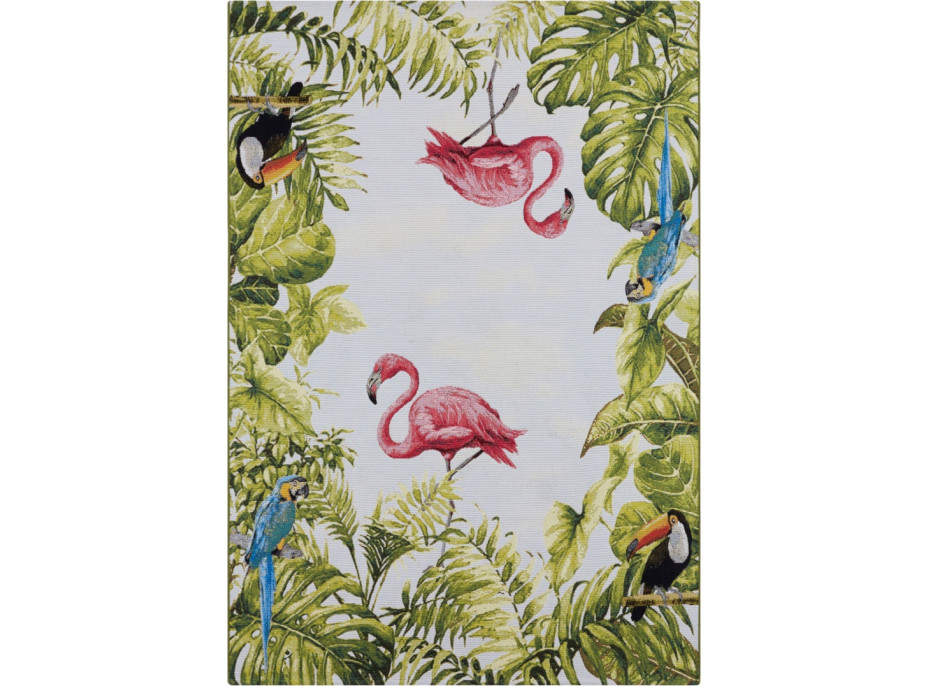 Kusový koberec Flair 105616 Tropical Birds Multicolored – na ven i na doma