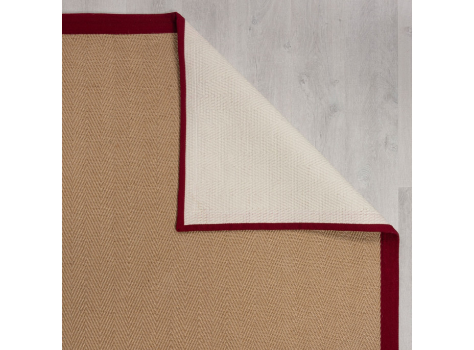 Běhoun Herringbone Border Kira Red