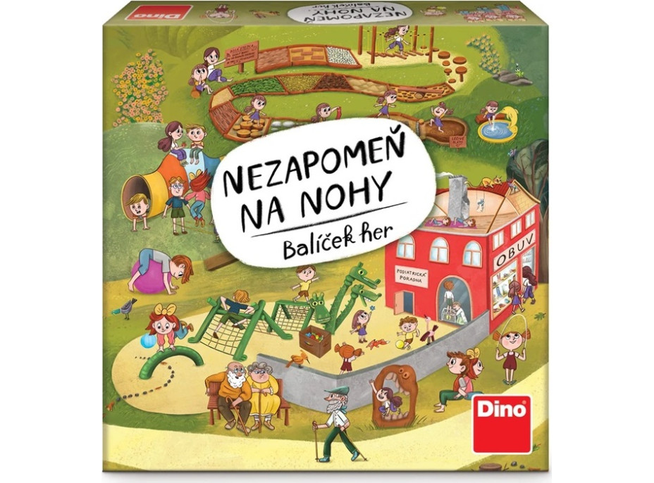 Dino Edukační hra Nezapomeň na nohy