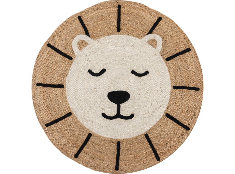 Dětský koberec Jute Kids Lion Natural