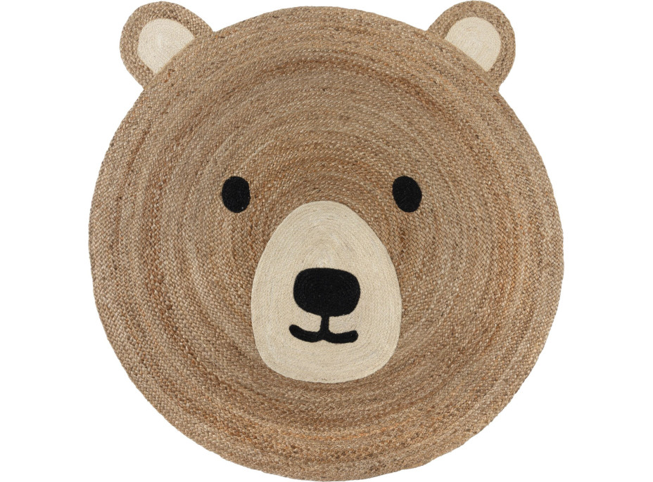 Dětský koberec Jute Kids Bear Natural