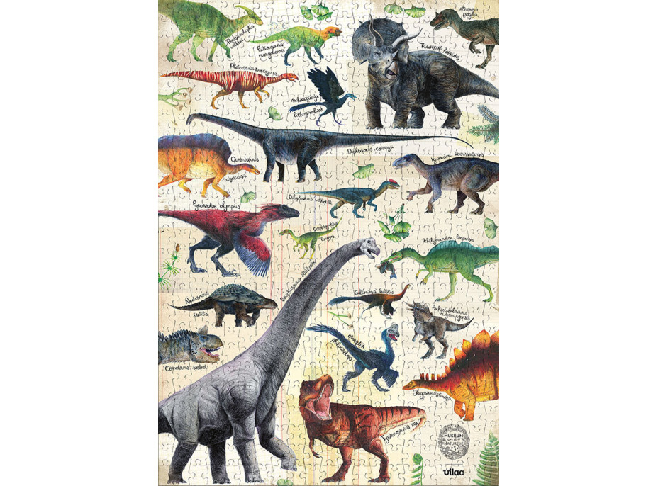 Vilac Puzzle Dinosauři 500 dílků