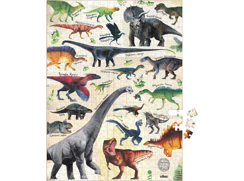 Vilac Puzzle Dinosauři 500 dílků