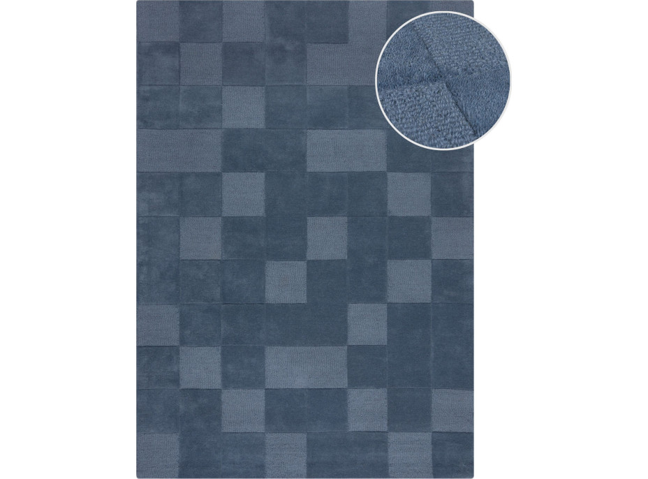 Kusový koberec Moderno Checkerboard Blue