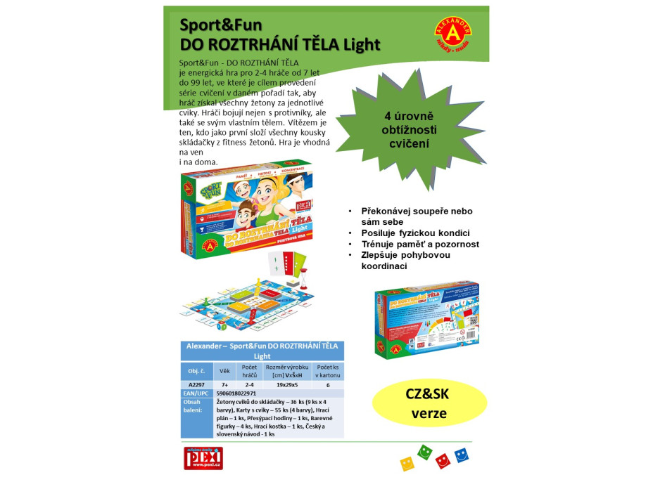 Alexander Sport&Fun Do roztrhání těla Light