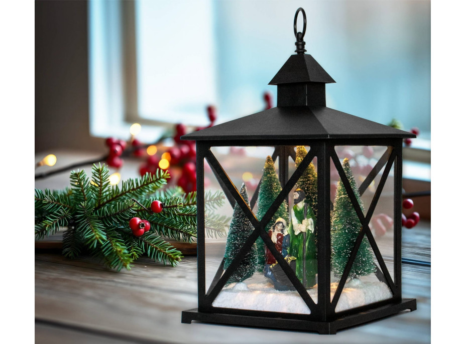 Dekorativní LED lampa MERRY 23,5x23,5x37 cm - Jesličky