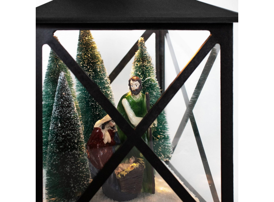 Dekorativní LED lampa MERRY 23,5x23,5x37 cm - Jesličky