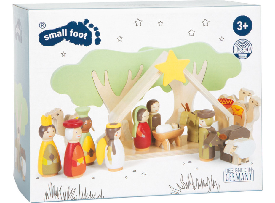 small foot Vánoční dřevěný betlém