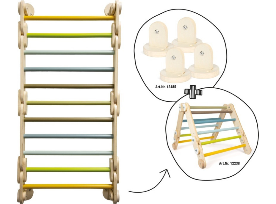 small foot Lezecký trojúhelník a žebřiny 2 v 1 Adventure