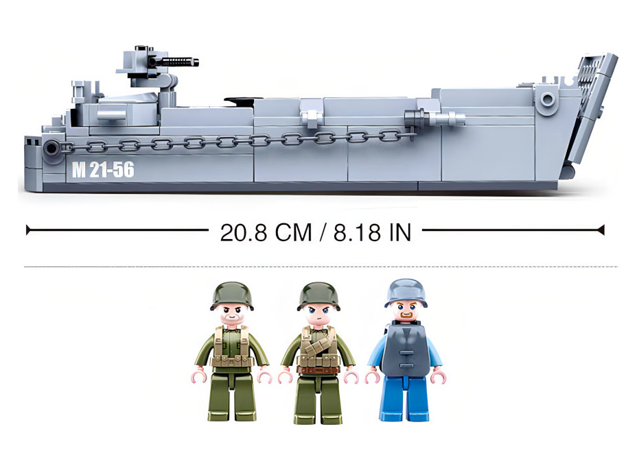 Sluban Army WW2 M38-B0855 Vyloďovací člun