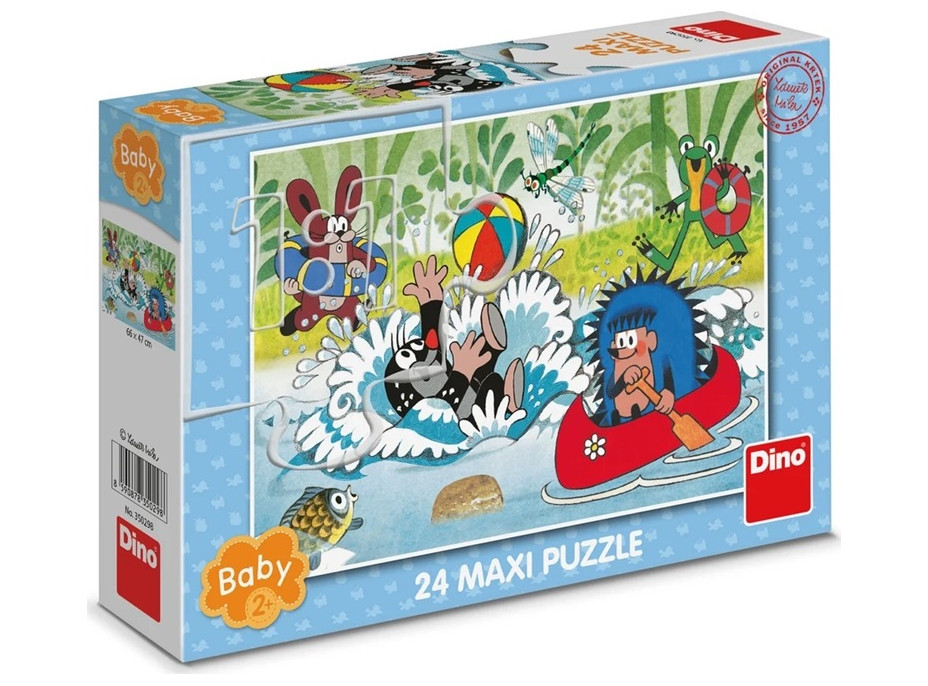 Dino Puzzle Krtek ve vodě 24 dílků maxi