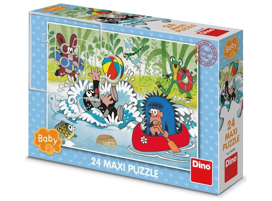 Dino Puzzle Krtek ve vodě 24 dílků maxi