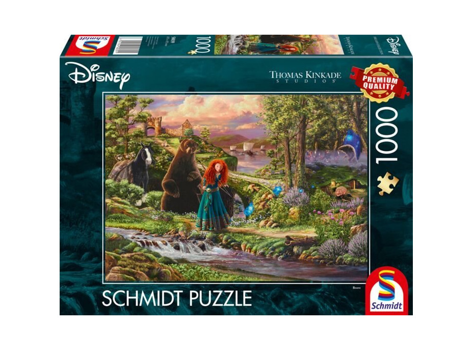 SCHMIDT Puzzle Rebelka: Merida 1000 dílků